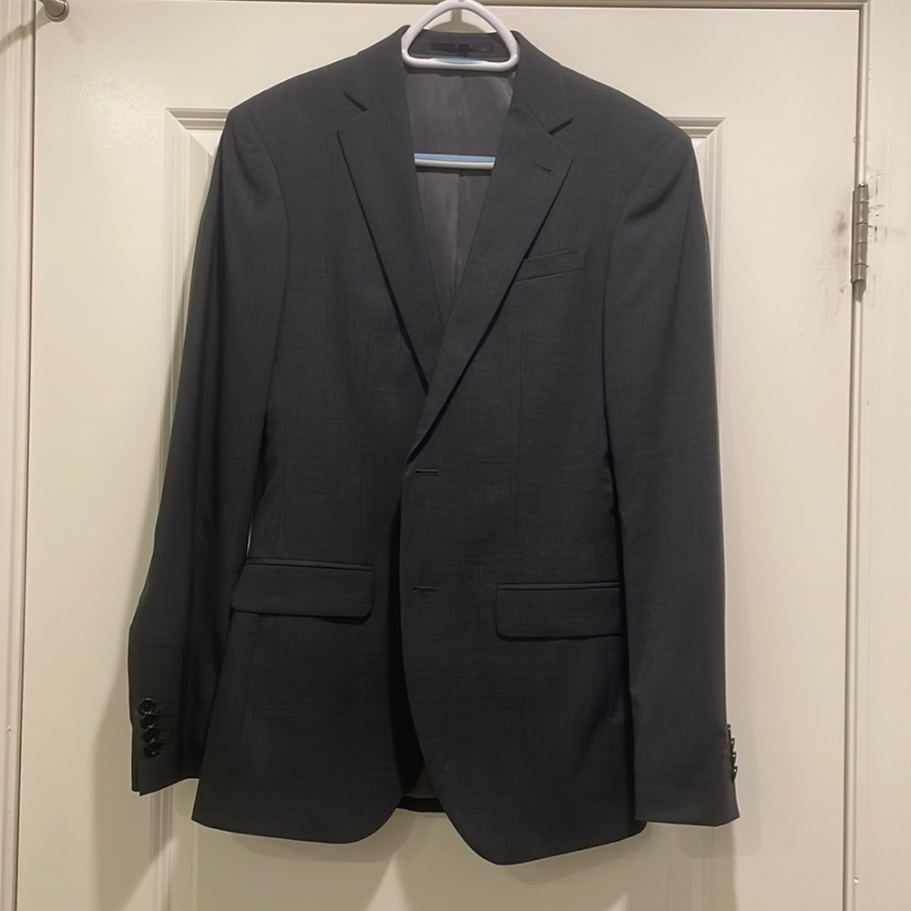 Charcoal MTailor Custom Mens/Womens Fitted Blazer